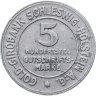 Купить Германия "Шлезвиг-Гольштейн" 5/100 марки 1923 Нотгельд