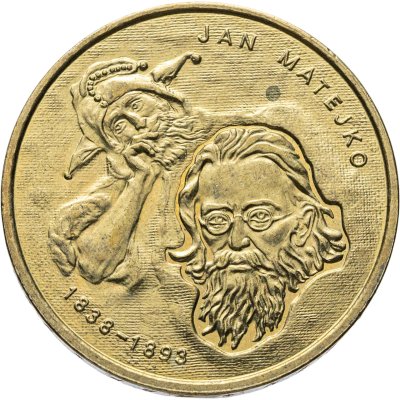 купить Польша 2 злотых (zlote) 2002 Художники Польши 19-20 века - Ян Матейко