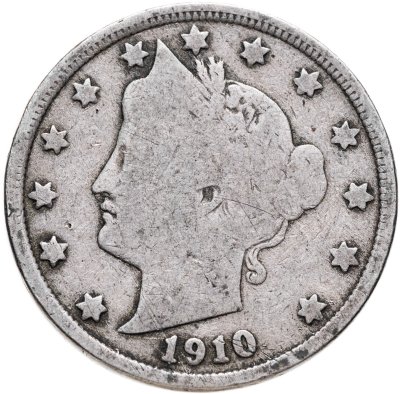 купить США 5 центов (cents) 1910 Liberty Nickel