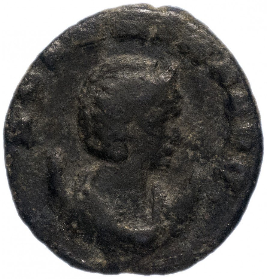 купить Римская Империя Салонина (ум. в 259г) антониниан (реверс: женская фигура сидит влево)