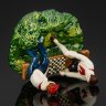 Купить Статуэтка "Турнир по шашкам", автор росписи Р.И. Холомкина, Конаковский фаянсовый завод, фаянс, роспись, Российская Федерация, 2023 г.