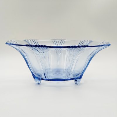 купить Салатник синего цвета на ножках, стекло, Европа, 1950-1980 гг.