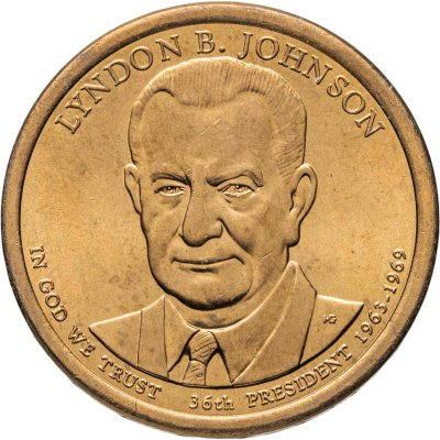 купить США 1 доллар (dollar) 2015 D Линдон Бэйнс Джонсон (36-й президент США)