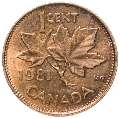 купить Канада 1 цент (cent) 1981