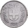 Купить Швейцария 5 франков (francs) 1923