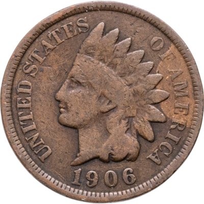 купить США 1 цент 1906 "Indian Head Cent"