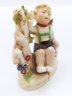 Купить Статуэтка "Сидящий мальчик", фарфор, роспись, Германия, 1940-1970 гг.