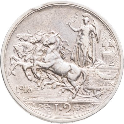 купить Италия 2 лиры 1916