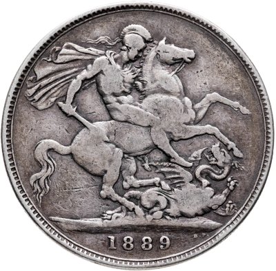 купить Великобритания 1 крона (crown) 1889 Королева Виктория