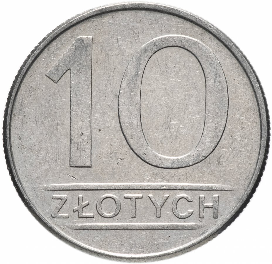 купить Польша 10 злотых (zlotych) 1984-1988