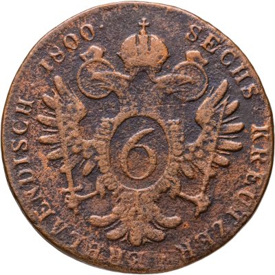 купить Австрия 6 крейцеров 1800