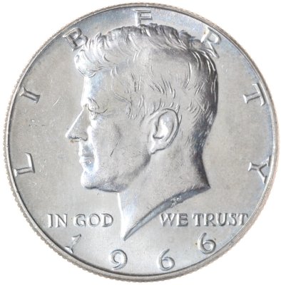 купить США 50 центов (1/2 доллара, half dollar) 1966
