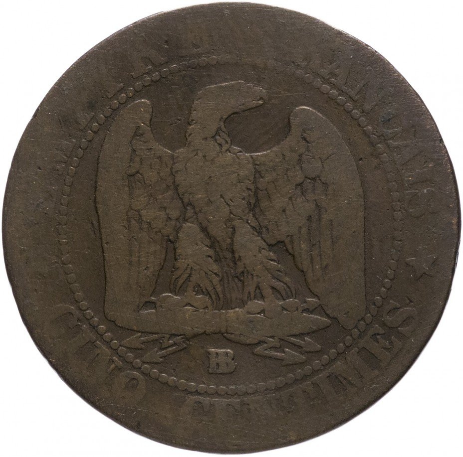 купить Франция 10 сантимов 1862