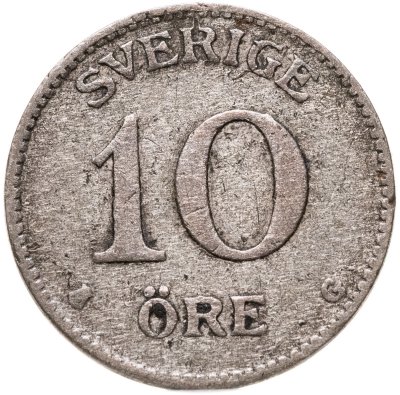 купить Швеция 10 эре (ore) 1934