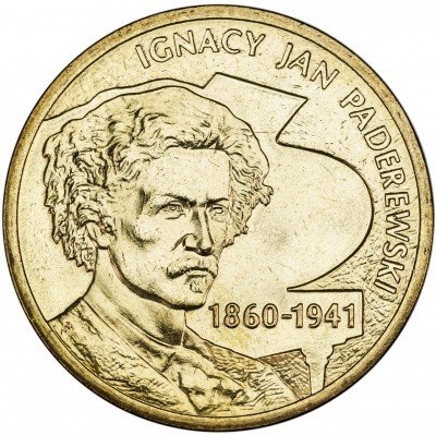 купить Польша 2 злотых 2011 "70 лет со дня смерти Игнация Яна Падеревского"
