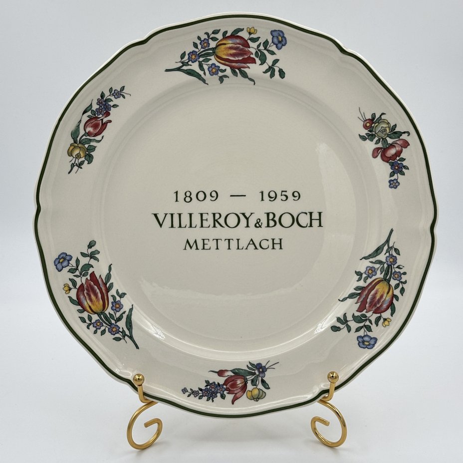 Тарелка настенная, юбилейная "1809-1959 Villeroy&Boch Mettlach" (150 ...