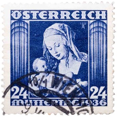 купить Австрия марка "Мать и ребенок" 1936