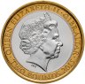 Купить Гибралтар 2 фунта (pounds) 2015 "50-я годовщина со дня смерти Уинстона Черчилля / Кровь, тяжёлый труд, слёзы и пот"