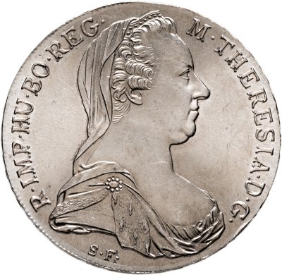 купить Австрия 1 талер (thaler) 1780 талер Марии Терезии рестрайк (новодел)