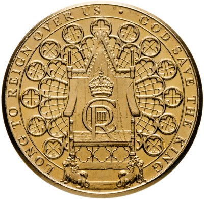 купить Гибралтар 1 фунт 2023 "Коронация Карла III"