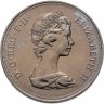Купить Великобритания 25 пенсов (pence) 1972 "Королевская серебряная свадьба"