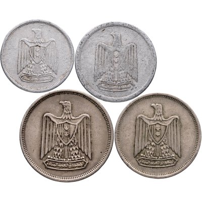 купить Египет, Объединённая Арабская Республика, набор из 4 монет 1967