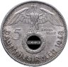 Купить Германия, Третий рейх 5 рейхсмарок "A" 1938