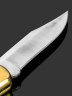Купить Складной нож Buck Model 110 Folding Hunter 3.75'' (BU110BRSCB), сталь 420HC, рукоять дерево/латунь, нейлоновый чехол