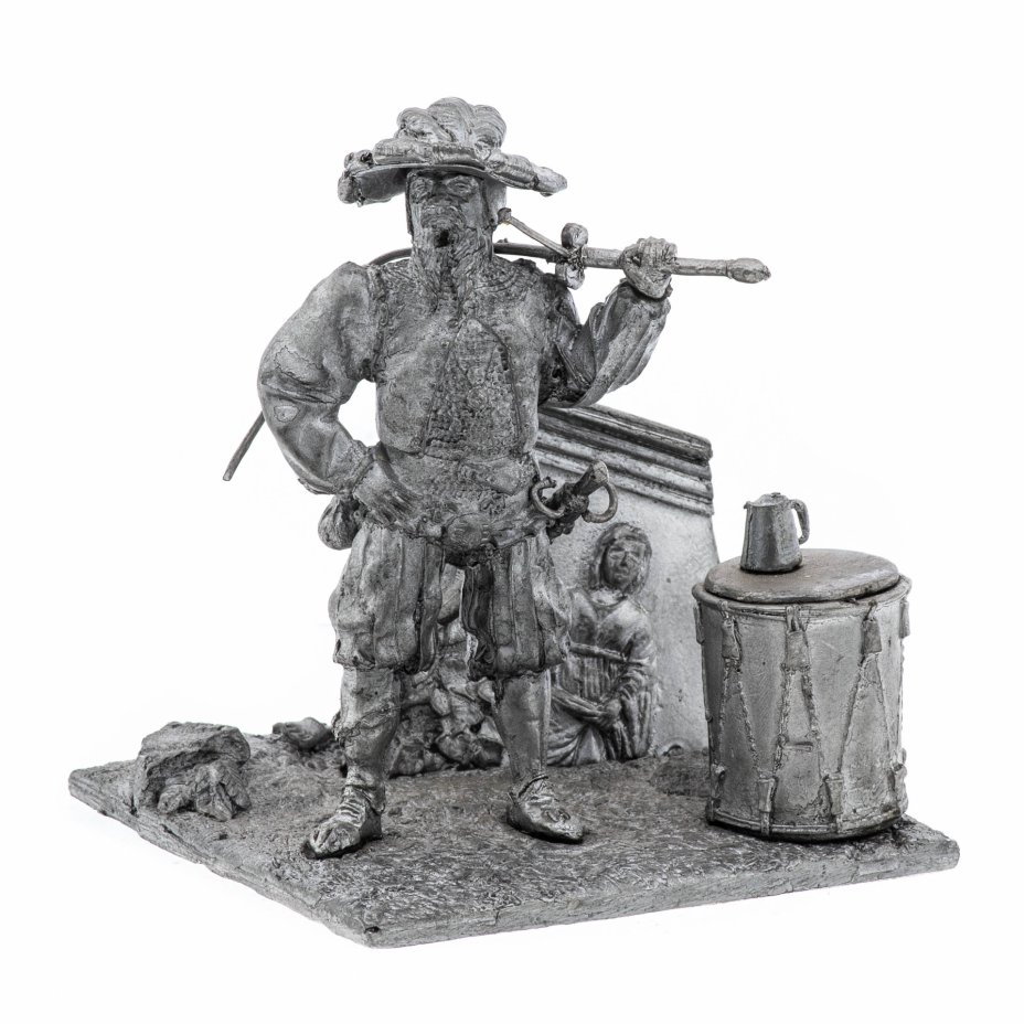 купить Скульптурная миниатюра "Ландскнехт", олово, Европа, 1990-2010 гг.
