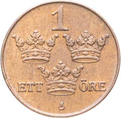 купить Швеция 1 эре (ore) 1941