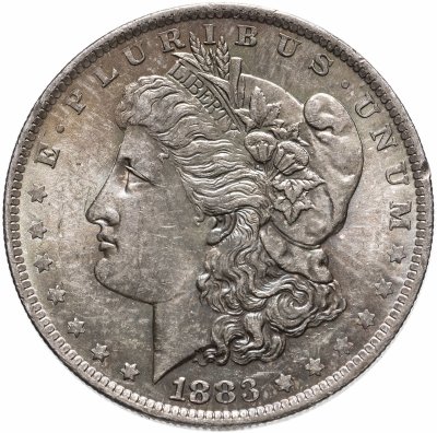 Купить США 1 доллар (dollar) 1883 "Доллар Моргана" Знак монетного двора: "O" - Новый Орлеан