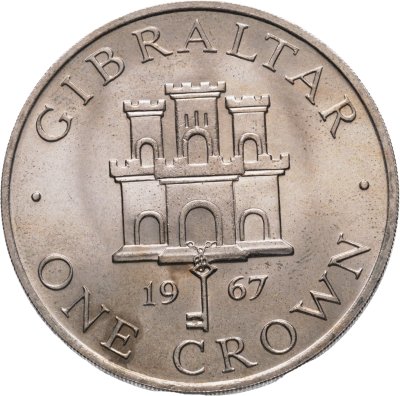 купить Гибралтар 1 крона (crown) 1967
