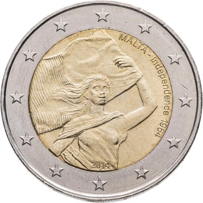 купить Мальта 2 евро (euro) 2014 50 лет независимости Мальты