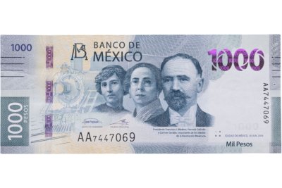 купить Мексика 1000 песо 2019 года Серия АА