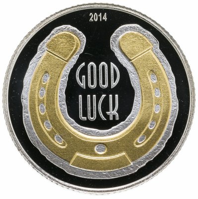 купить Республика Конго 500 франков (francs) 2014 Proof "Подкова удачи"