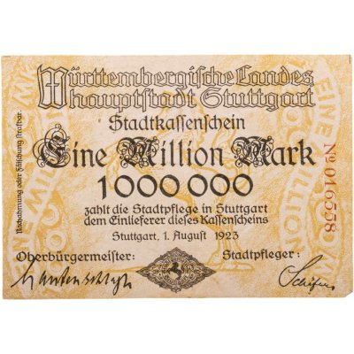 купить Германия 1000000 марок 1923