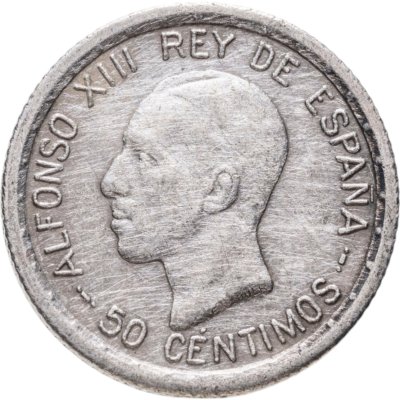 купить Испания 50 сентимо (centimos) 1926