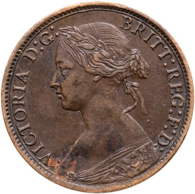купить Великобритания 1 фартинг (farthing) 1867