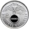 Купить Германия, Третий Рейх  2 рейхсмарки 1938, знак монетного двора "B" - Вена