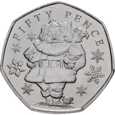 купить Гернси 50 пенсов 2021 "Рождественские традиции"