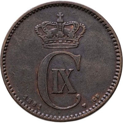 купить Дания 2 эре (ore) 1881