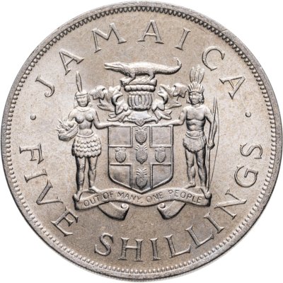купить Ямайка 5 шиллингов 1966 "VIII игры Британской империи и Содружества наций"