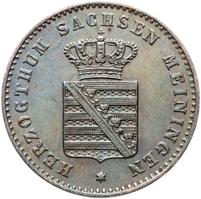 купить Германия, Герцогство Саксен-Мейнинген 2 пфеннига 1869