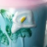 Купить Ваза с изображением цветов "Каллы", фаянс, аэрография, роспись, СССР, 1920-1950 гг.