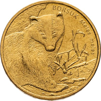 купить Польша 2 злотых (zlote) 2011 Всемирная природа - Барсук