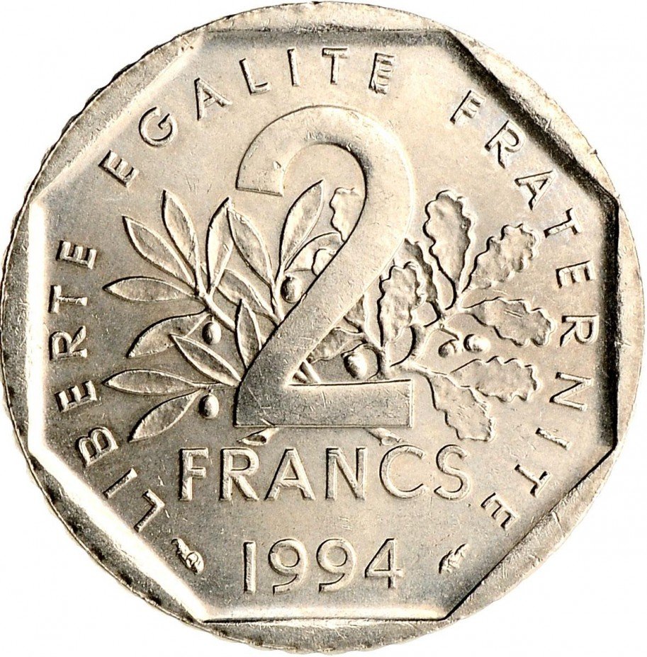 купить 2 франка 1994