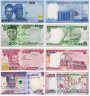 Купить Нигерия набор из 4 банкнот 100, 200, 500, 1000 найра 2022-2024