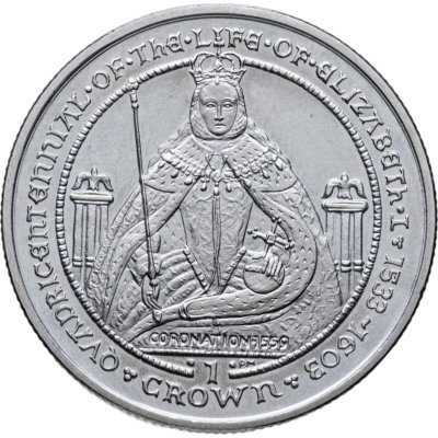 Купить Гибралтар 1 крона 2003 "Жизнь Елизаветы I - коронация"