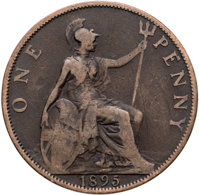 купить Великобритания 1 пенни (penny) 1895