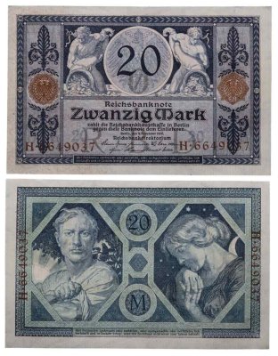 купить Германия 20 марок 1915